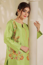 Khas Stitched Embroidered Silk Shirt & Trouser KFSE 2362