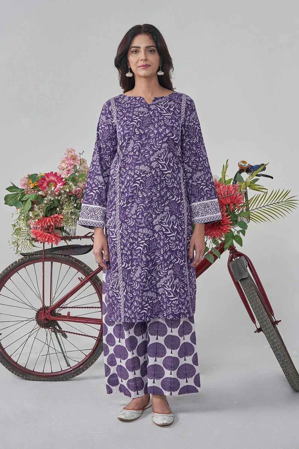 Khas Stitched Printed Lawn Shirt and Trouser RKTW 3027 Women 2pcs