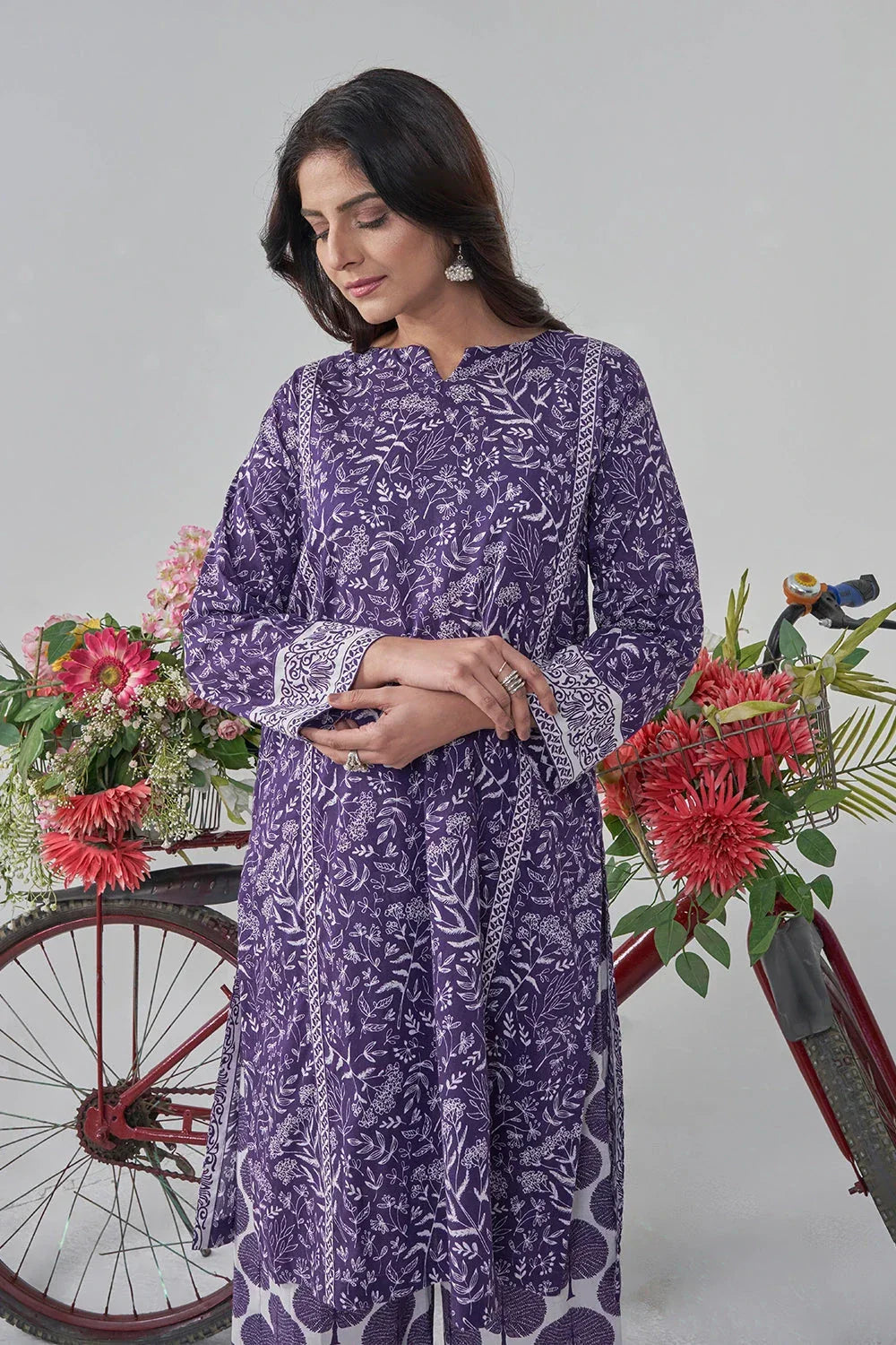 Khas Stitched Printed Lawn Shirt and Trouser RKTW 3027 Women 2pcs