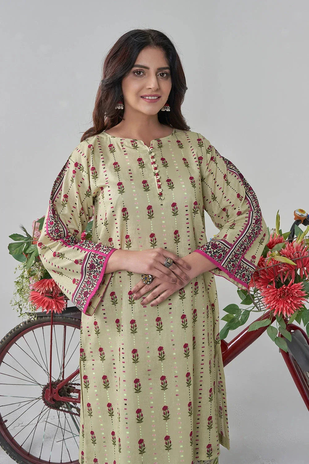 Khas Stitched Printed Lawn Shirt and Trouser RKTW 3030 Women 2pcs
