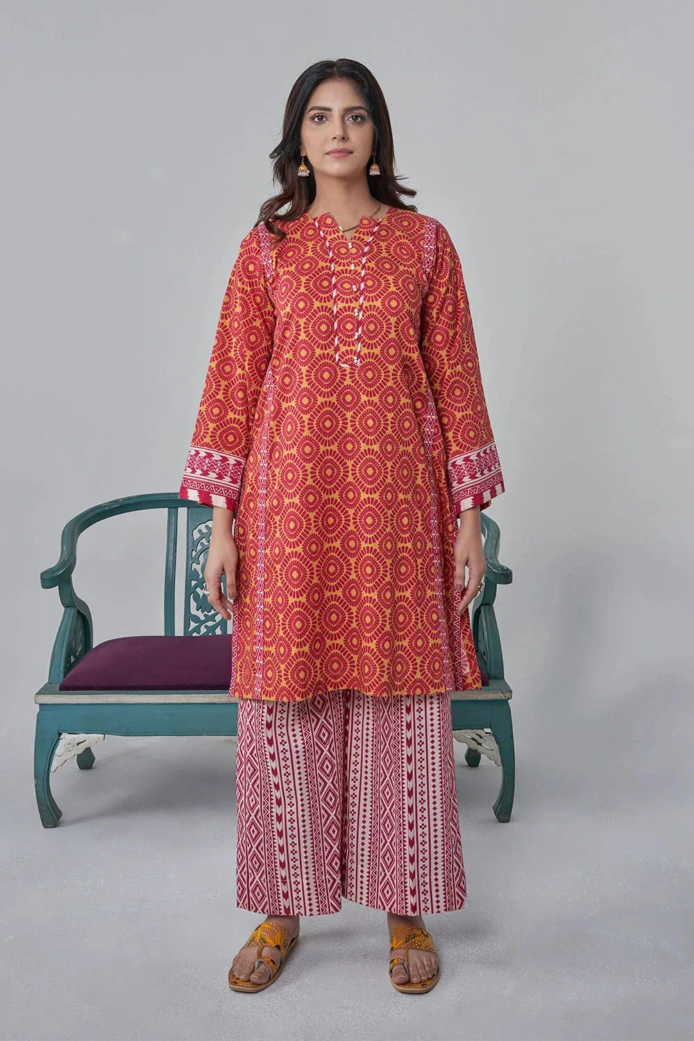 Khas Stitched Printed Lawn Shirt and Trouser RKTW 3032 Women 2pcs