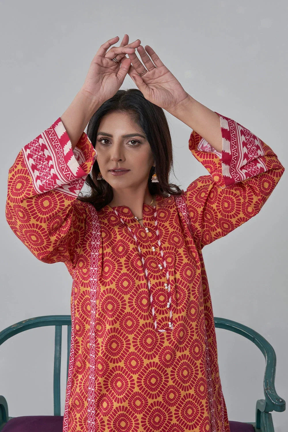 Khas Stitched Printed Lawn Shirt and Trouser RKTW 3032 Women 2pcs
