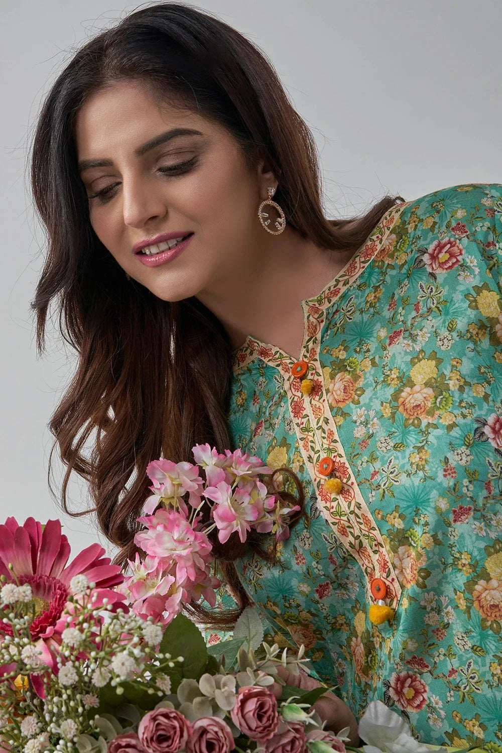 Khas Stitched Printed Lawn Shirt and Trouser RKTW 3048 Women 2pcs
