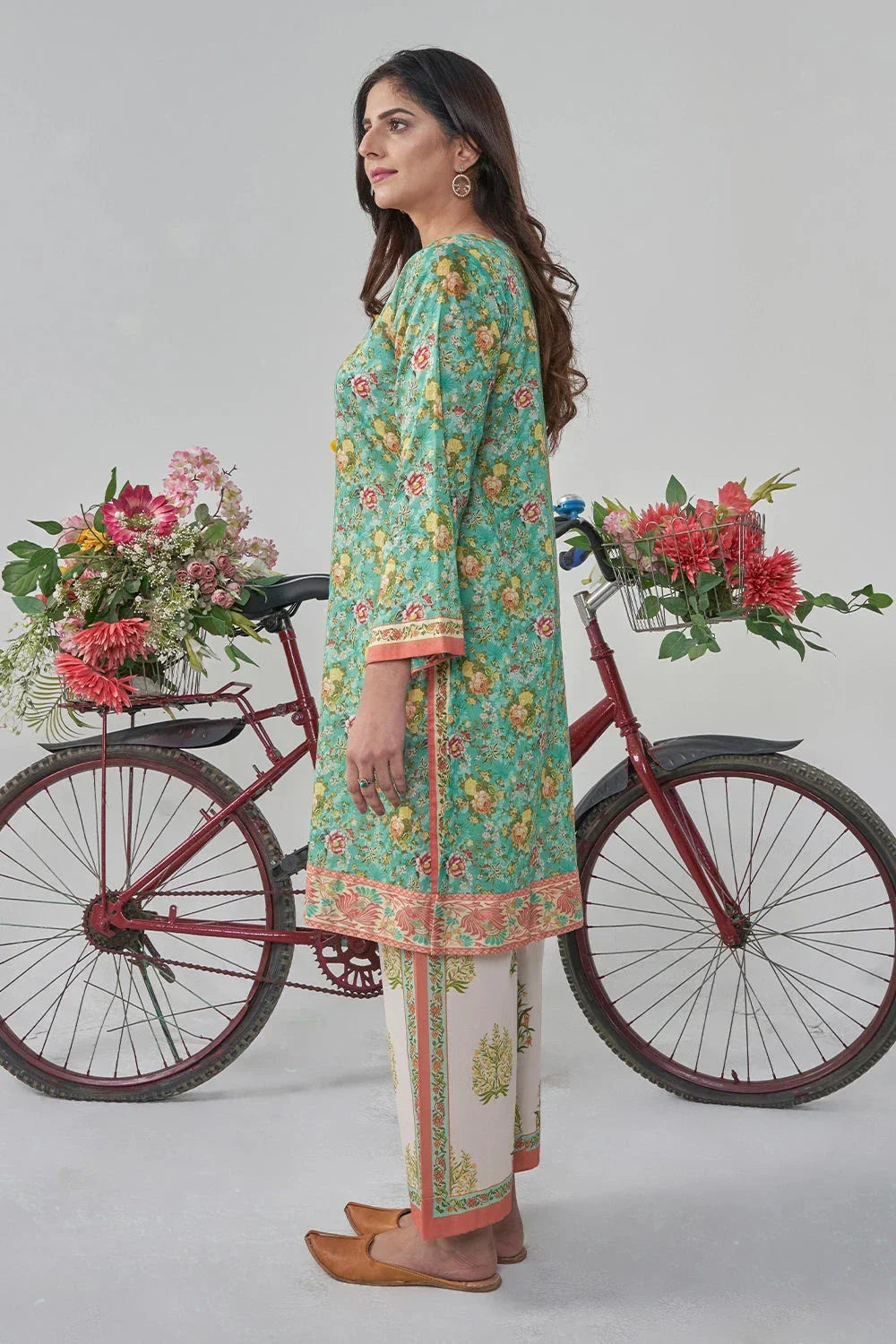 Khas Stitched Printed Lawn Shirt and Trouser RKTW 3048 Women 2pcs