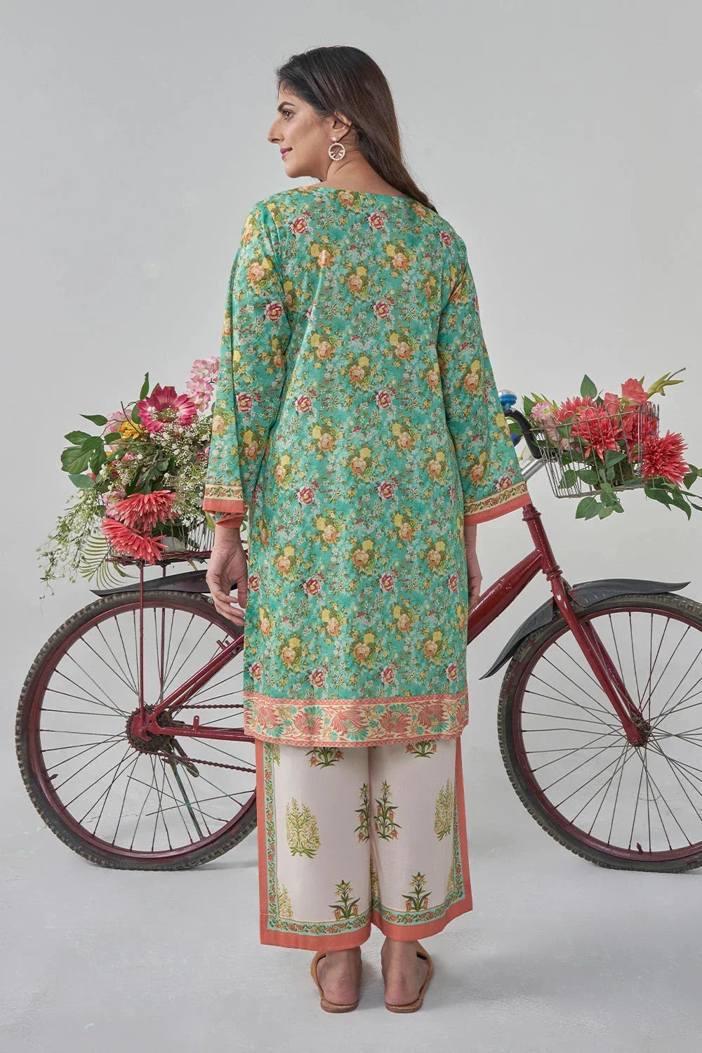 Khas Stitched Printed Lawn Shirt and Trouser RKTW 3048 Women 2pcs
