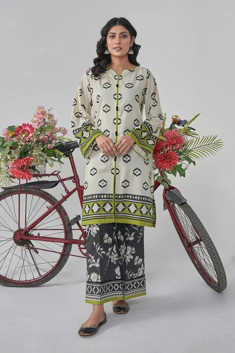 Khas Stitched Printed Lawn Shirt and Trouser RKTW 3050 Women 2pcs