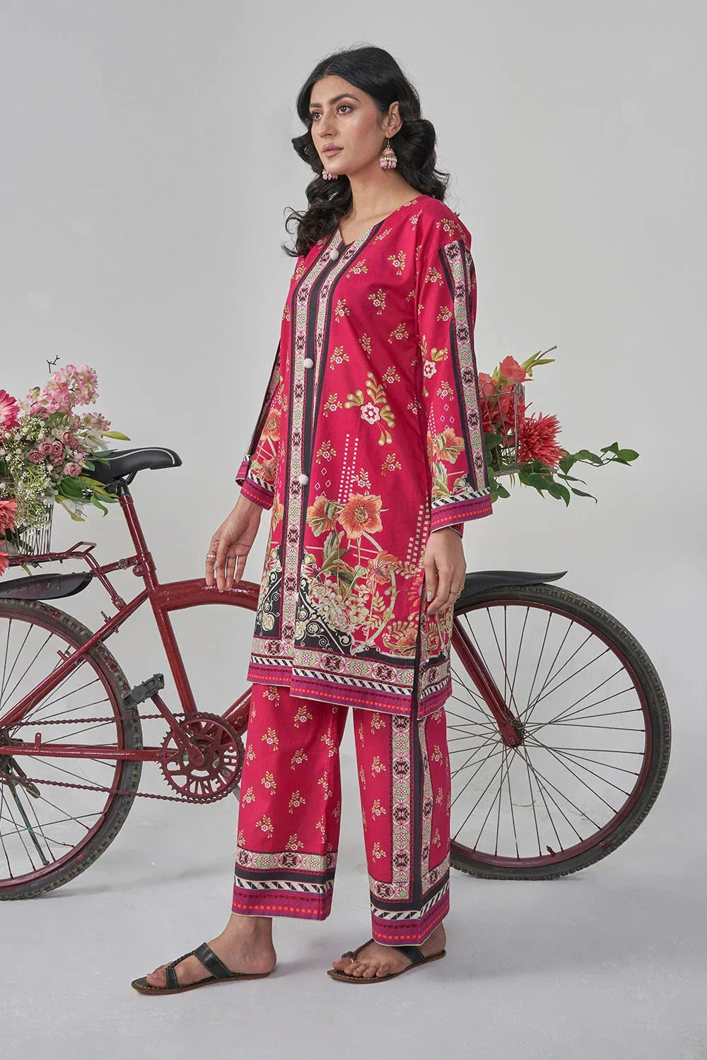 Khas Stitched Printed Lawn Shirt and Trouser RKTW 3051 Women 2pcs