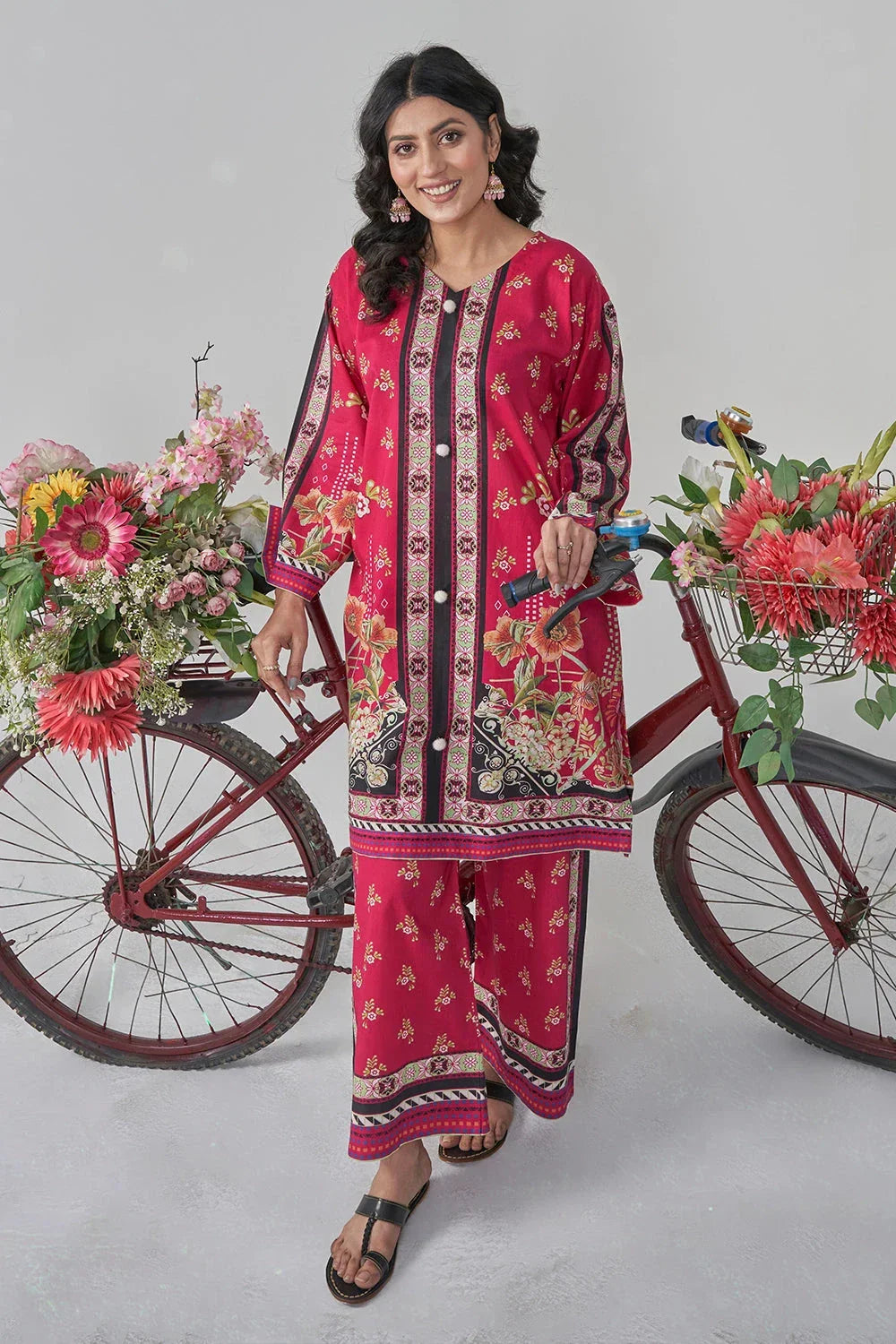 Khas Stitched Printed Lawn Shirt and Trouser RKTW 3051 Women 2pcs