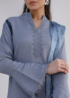 Peach Republic Raw Silk Dress 06 Women 3pcs