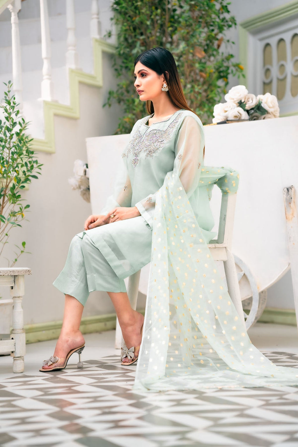 Pirzada Shaheryar Khan Aqua Breeze Women 4pcs