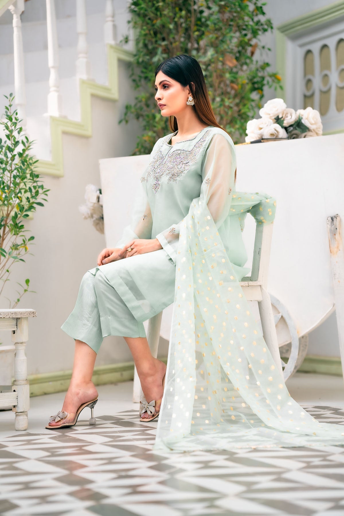 Pirzada Shaheryar Khan Aqua Breeze Women 4pcs
