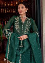 Muntaha By Shanzay Emerald Green Zaina Women 3pcs