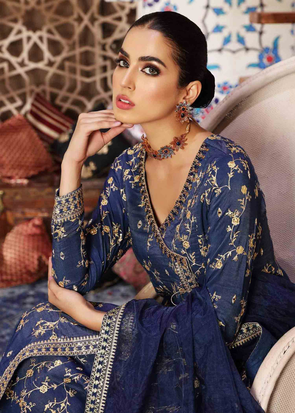 Waqas Shah DUR E SHAHWAR Women 3pcs
