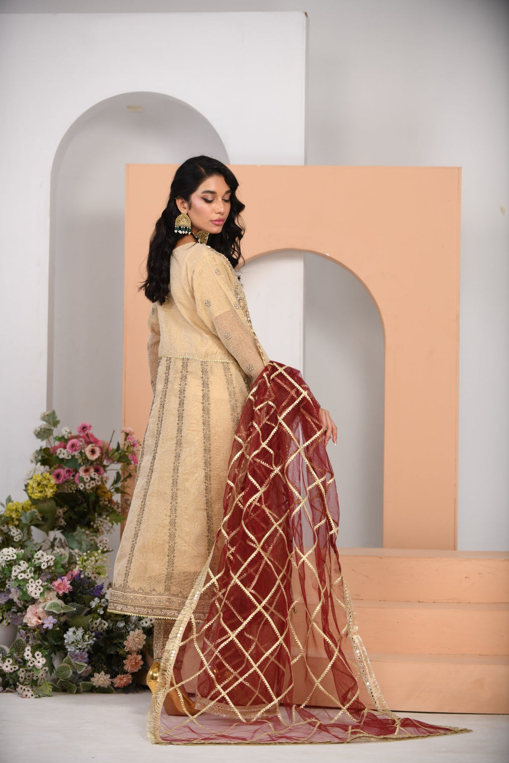 Zarqun 2325 beige Women 3pcs