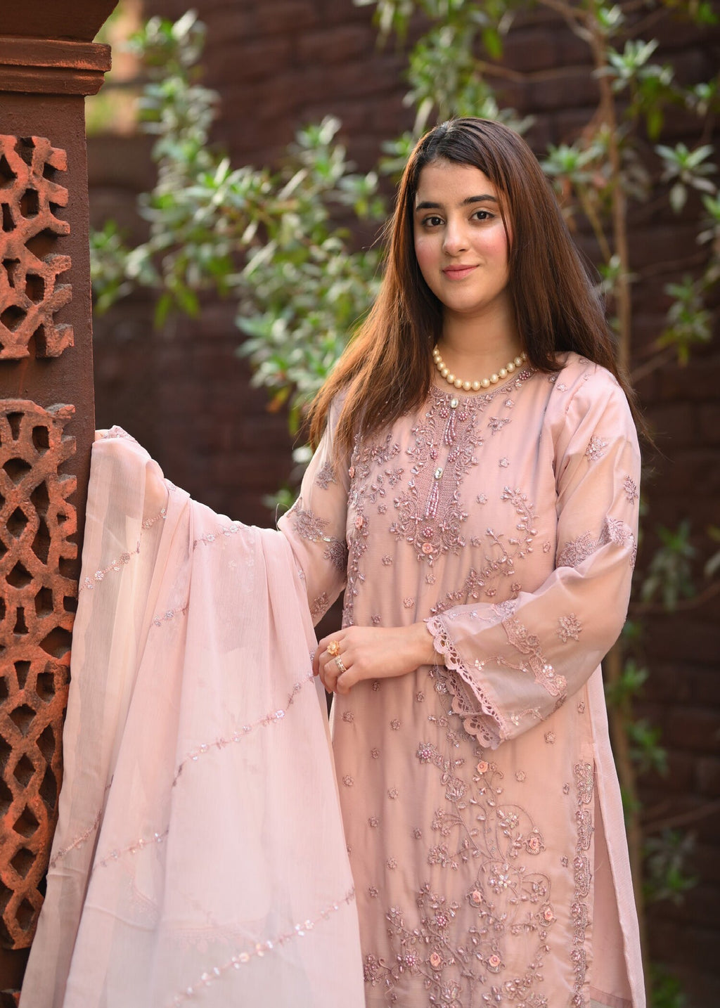 Four Season Boutique NIMRA Chiffon Lavender Women 3pcs