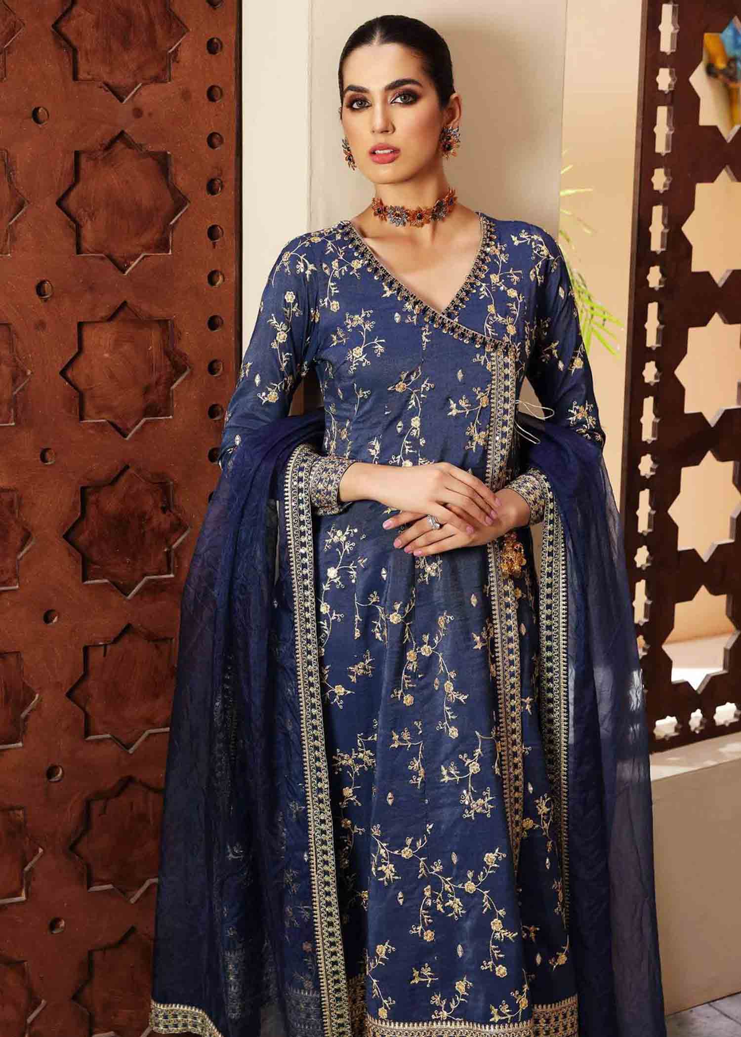 Waqas Shah DUR E SHAHWAR Women 3pcs