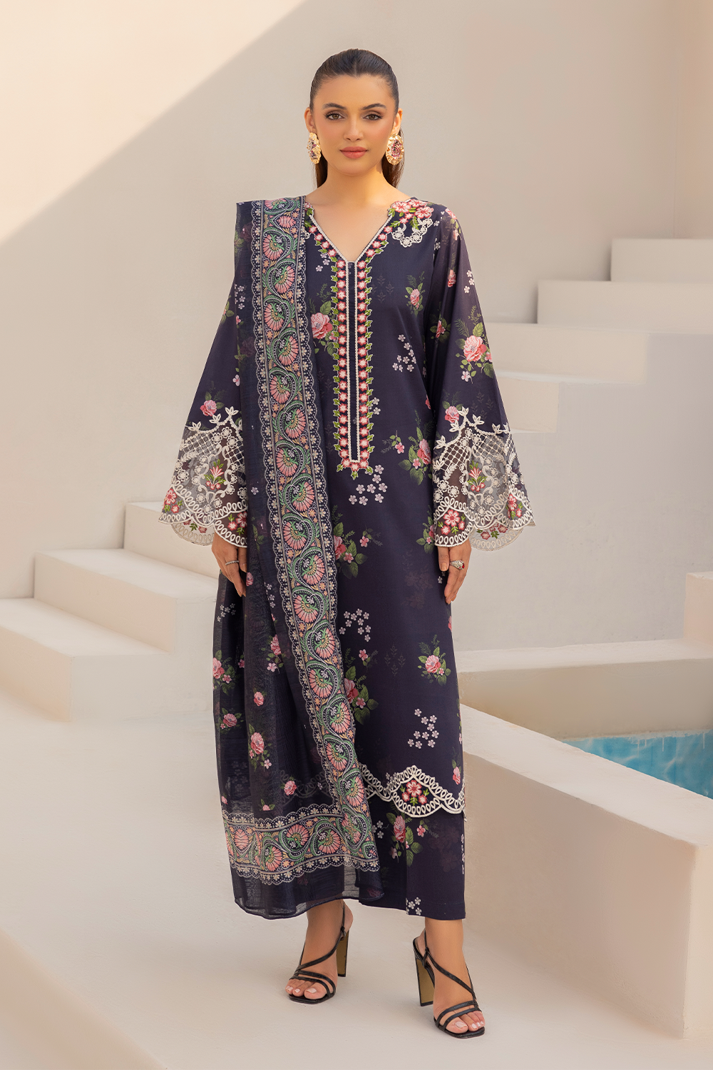 Esra Embroidered Lawn DT 25 09 Women 3pcs