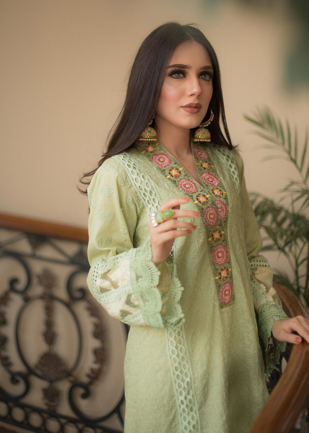 Rj’s Pret SHEEN GREEN Women 2pcs