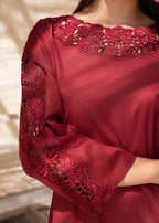 Sahibas By Mirza Ruby Maroon Women 2pcs