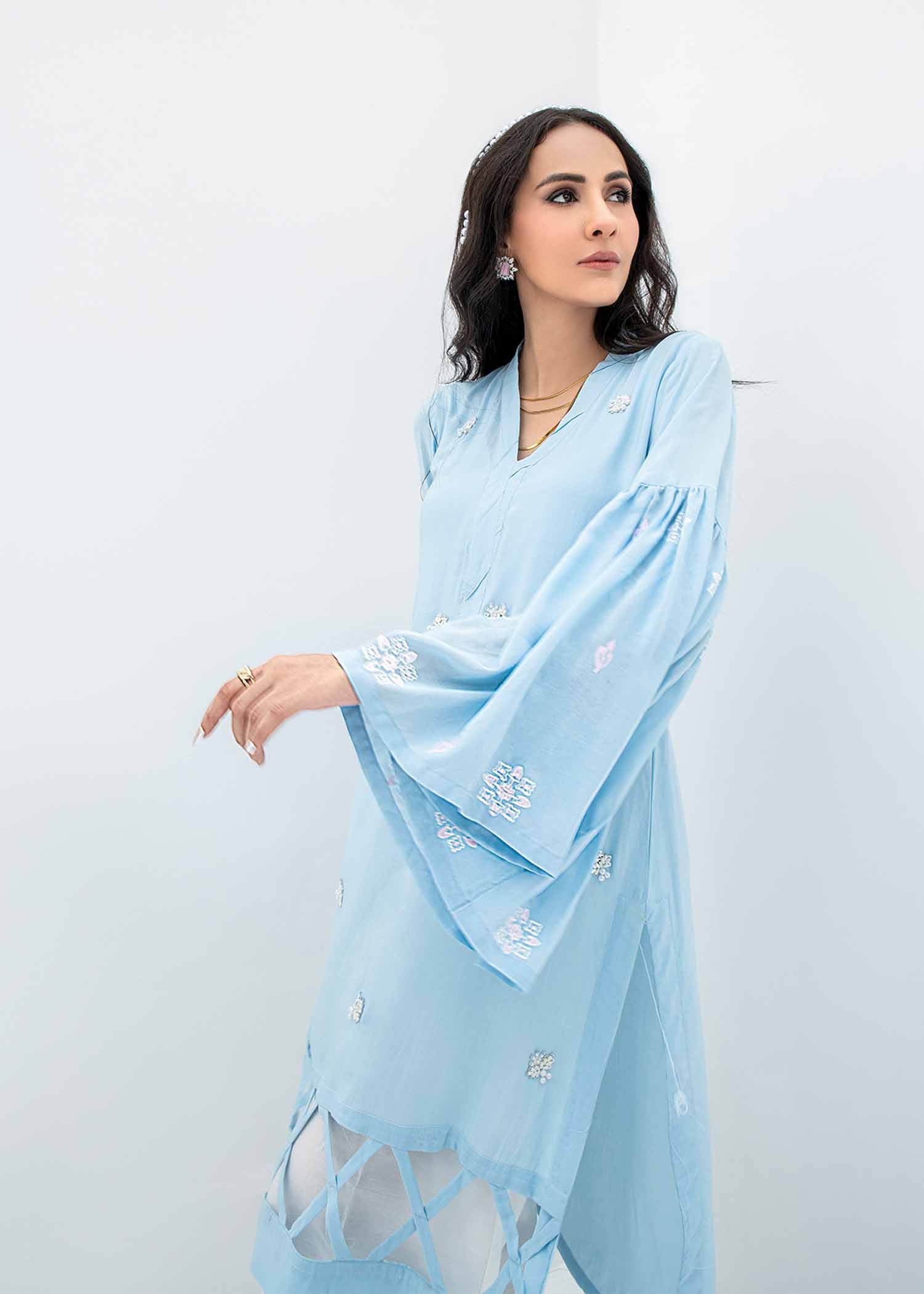 Fatima Khan OCEAN BLUE Women 2pcs