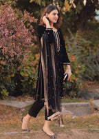 Sidra Mumtaz Black Rose Women 3pcs