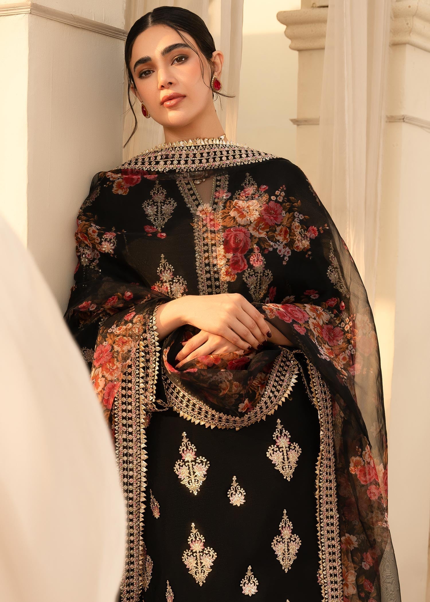 Rang-e-Haya Ayeza (black) Women 3pcs