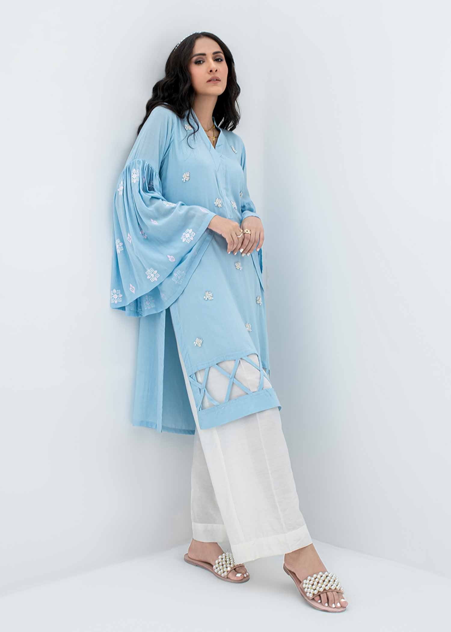 Fatima Khan OCEAN BLUE Women 2pcs