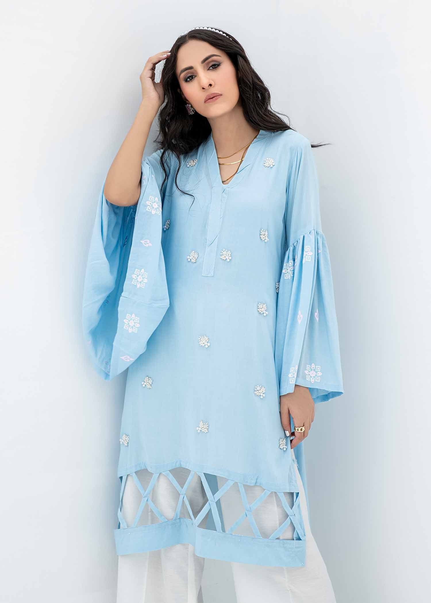 Fatima Khan OCEAN BLUE Women 2pcs