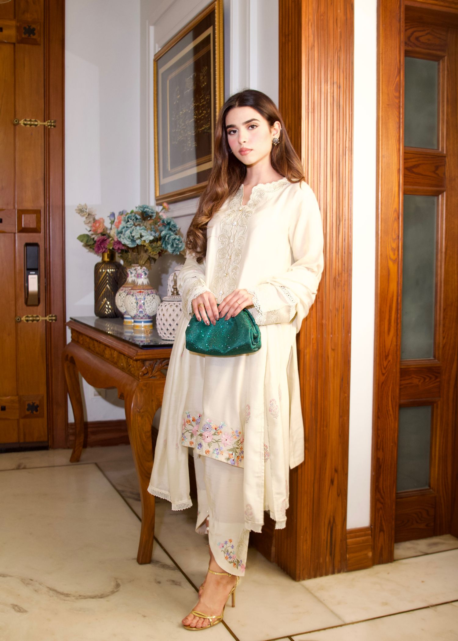 Maroon By Iqra Chaudhry BOTANICAL CANVAS Women 3pcs