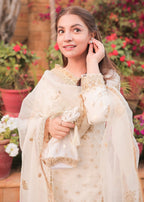 Sara Jahan White Crown Women 3pcs