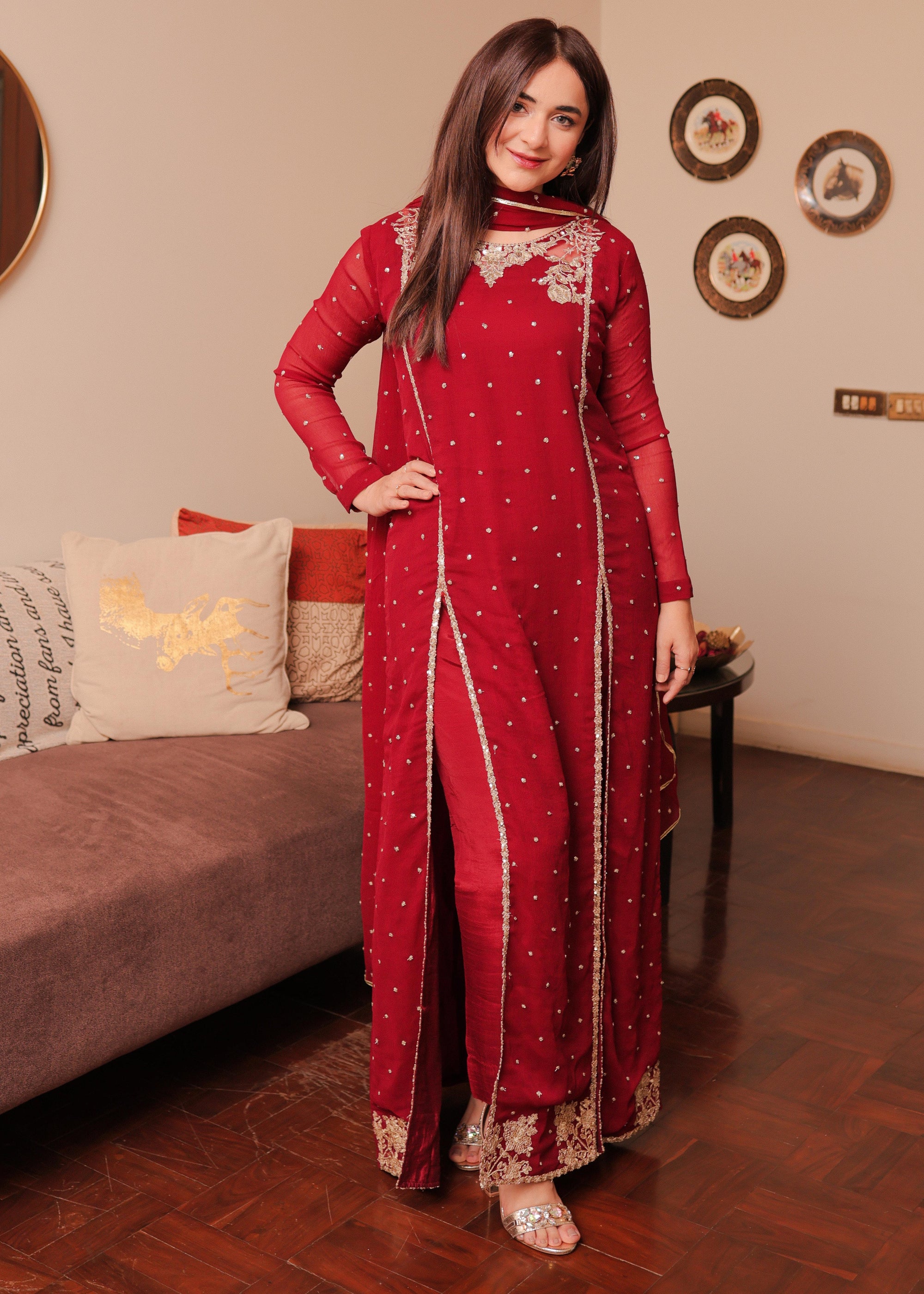Agha Jaan Roop Women 3pcs