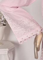 Khombi Delicate BZ 151 Baby Pink Cotton Embroidered Dress Women 3pcs