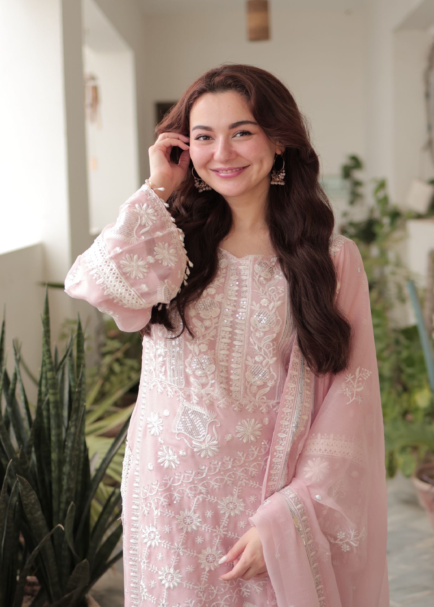 Haseens Official Badal Pink Women 3pcs
