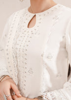 Rang-e-Haya Jugnu (White) Women 4pcs
