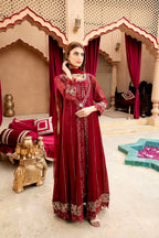 Manahils B 005 MEHROON Women 4pcs