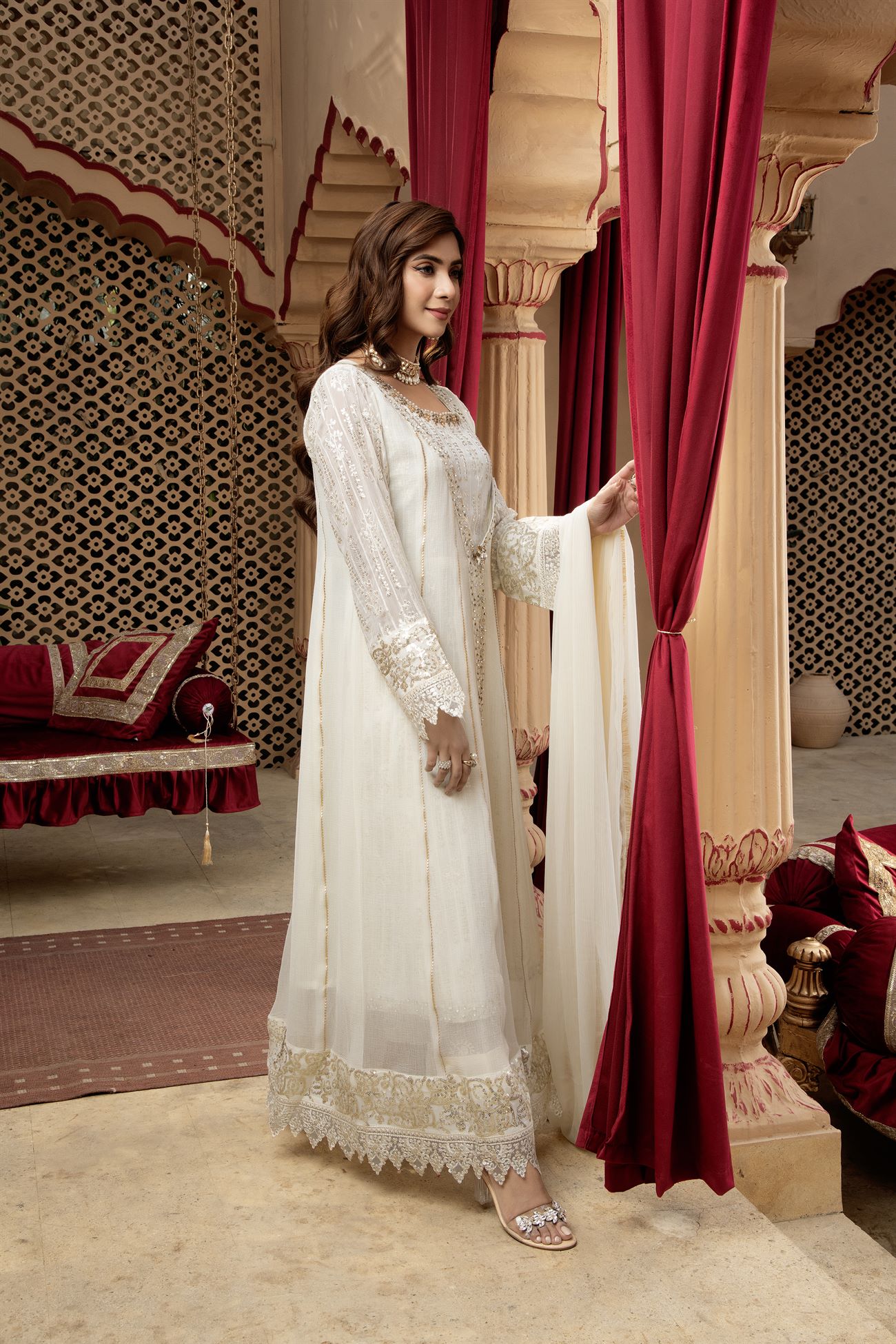 Manahils B 005 OFF WHITE Women 4pcs