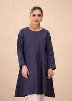 Mhw Flared Navy Tunic Women 1pcs