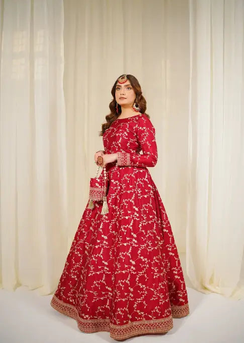 Peraan by SH Ghazal Maroon Women 3pcs