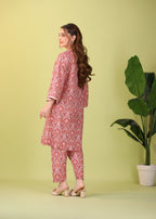 Mhw Pink Printed Women 2pcs