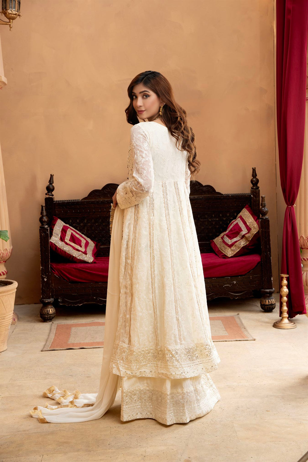 Manahils B 007 OFF WHITE Women 4pcs