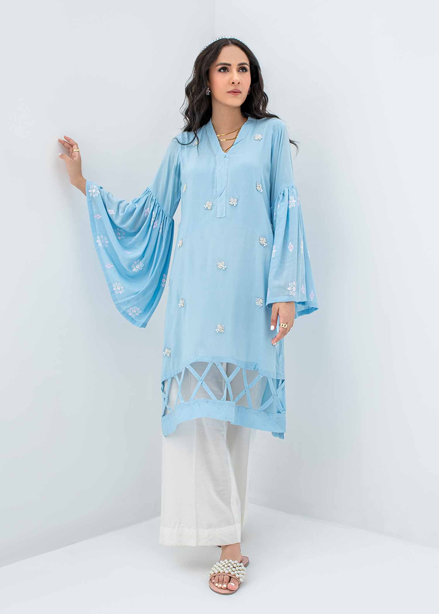Fatima Khan OCEAN BLUE Women 2pcs