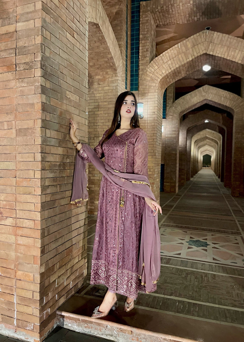 Four Season Boutique MONA ANGRAKHA MAUVE PINK Women 3pcs
