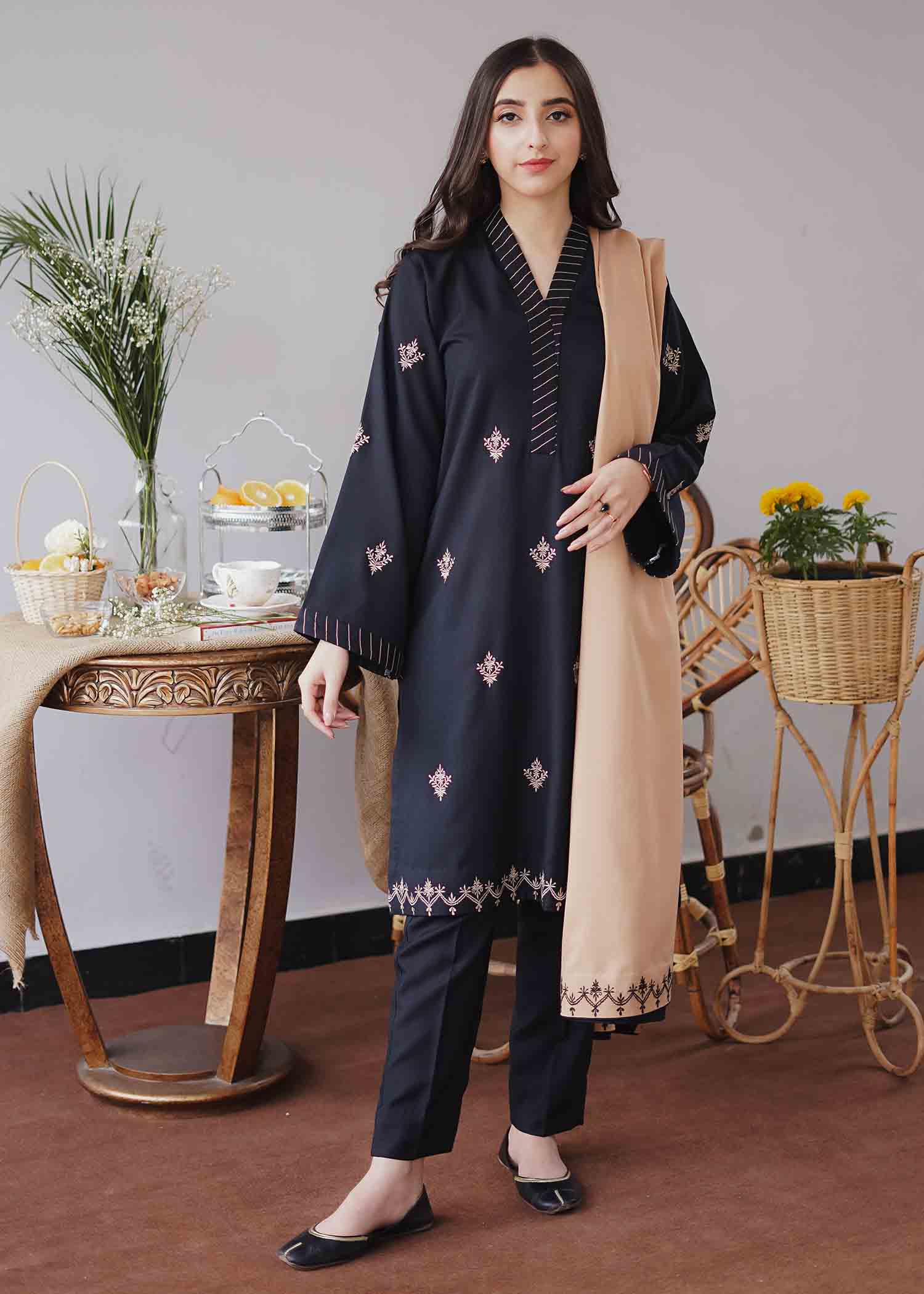 Aisling By Nirmal Coffee Women 3pcs