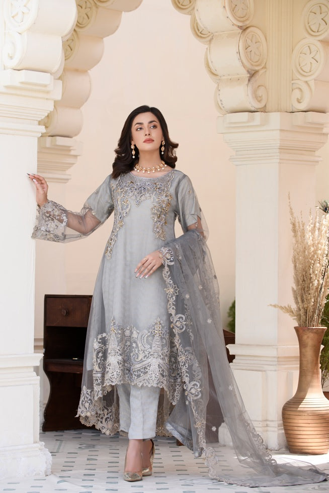 Zarqun 2124F GREY Women 3pcs