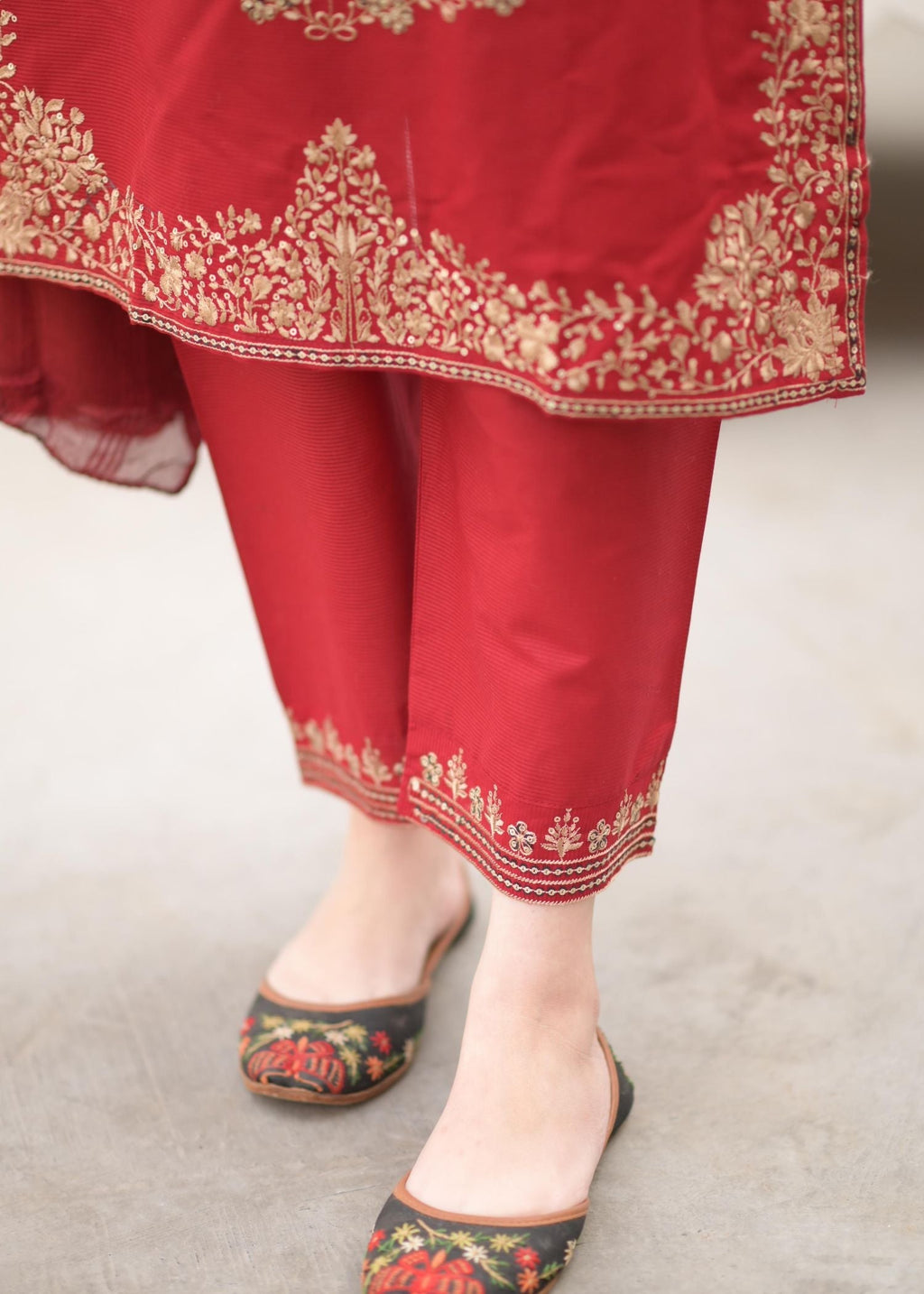 Rangoon Clothing Nazrana Maroon Women 3pcs