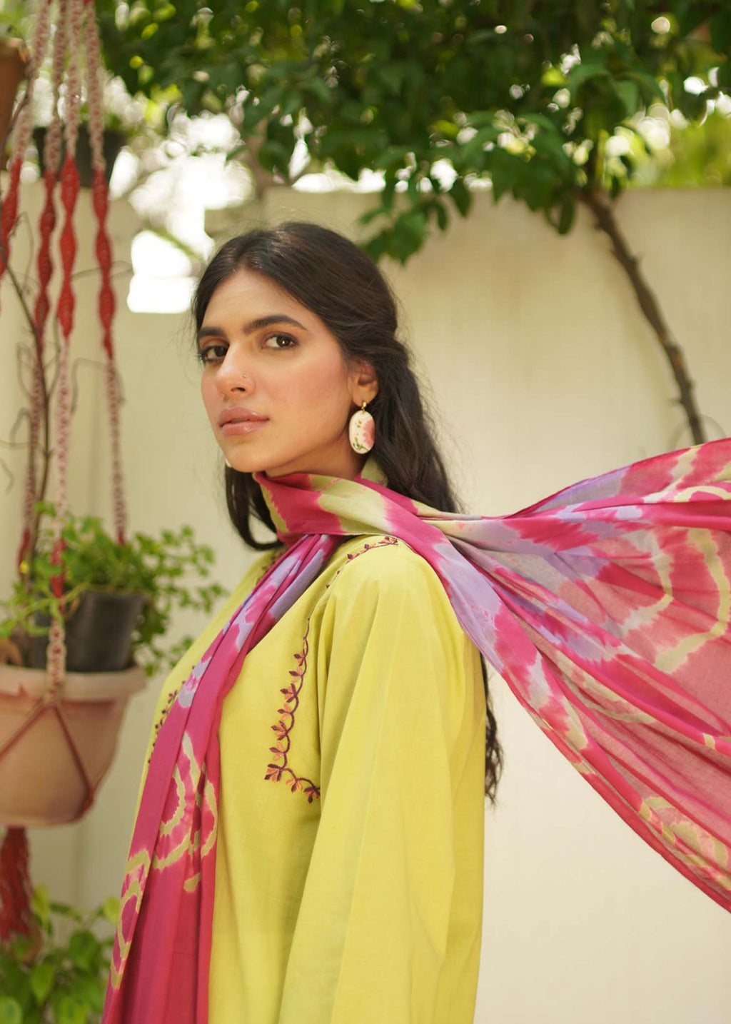 Bespoke Mehendi Green kurta BS SS21 04 Women 2pcs