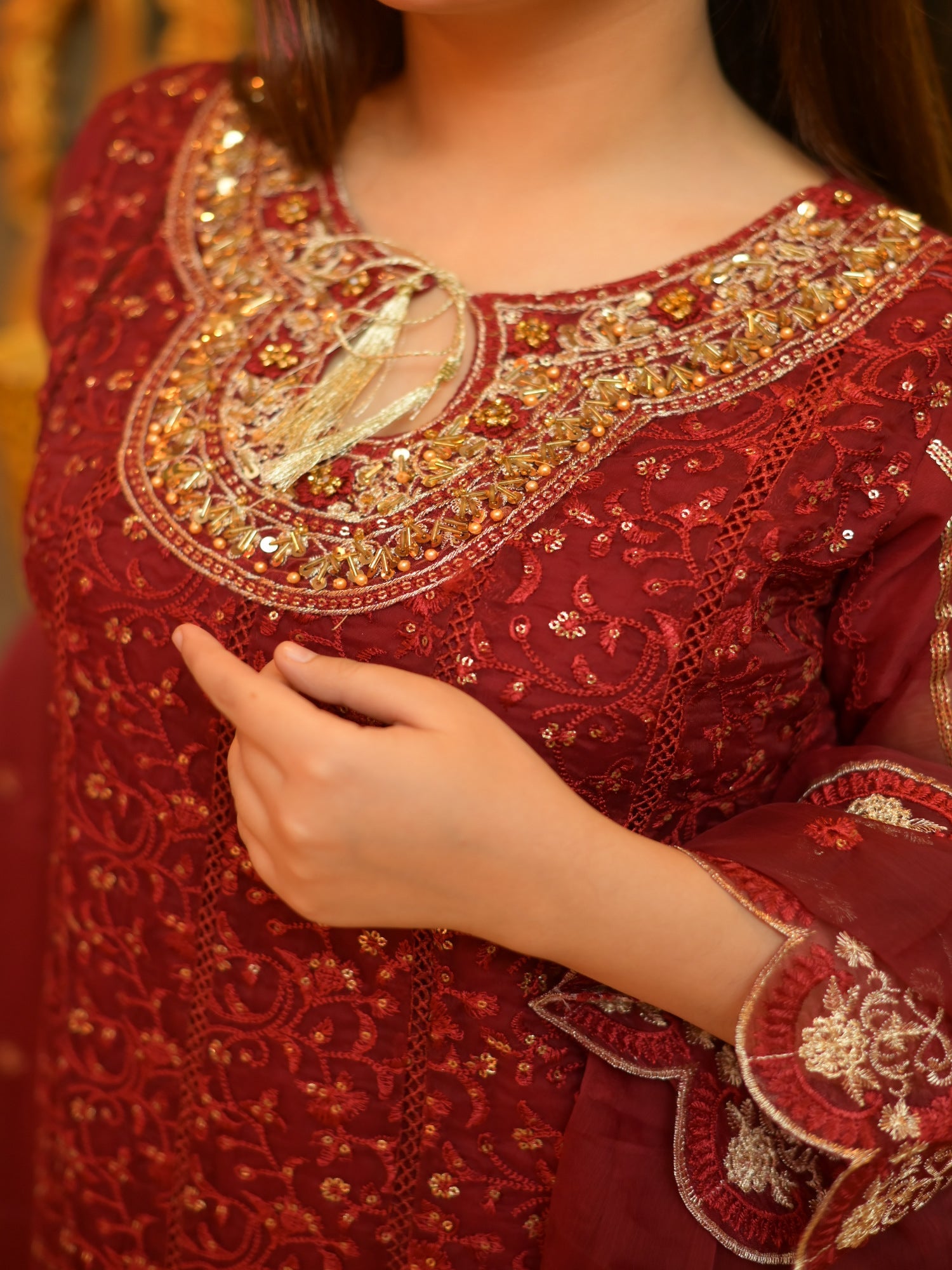 Four Season Boutique MANO FROK MAROON Women 3pcs