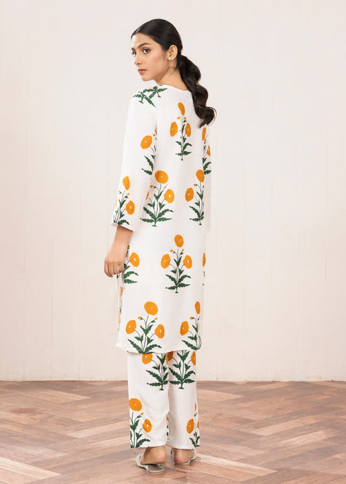 Anabya Garments MUSTURD SUNFLOWER Women 2pcs