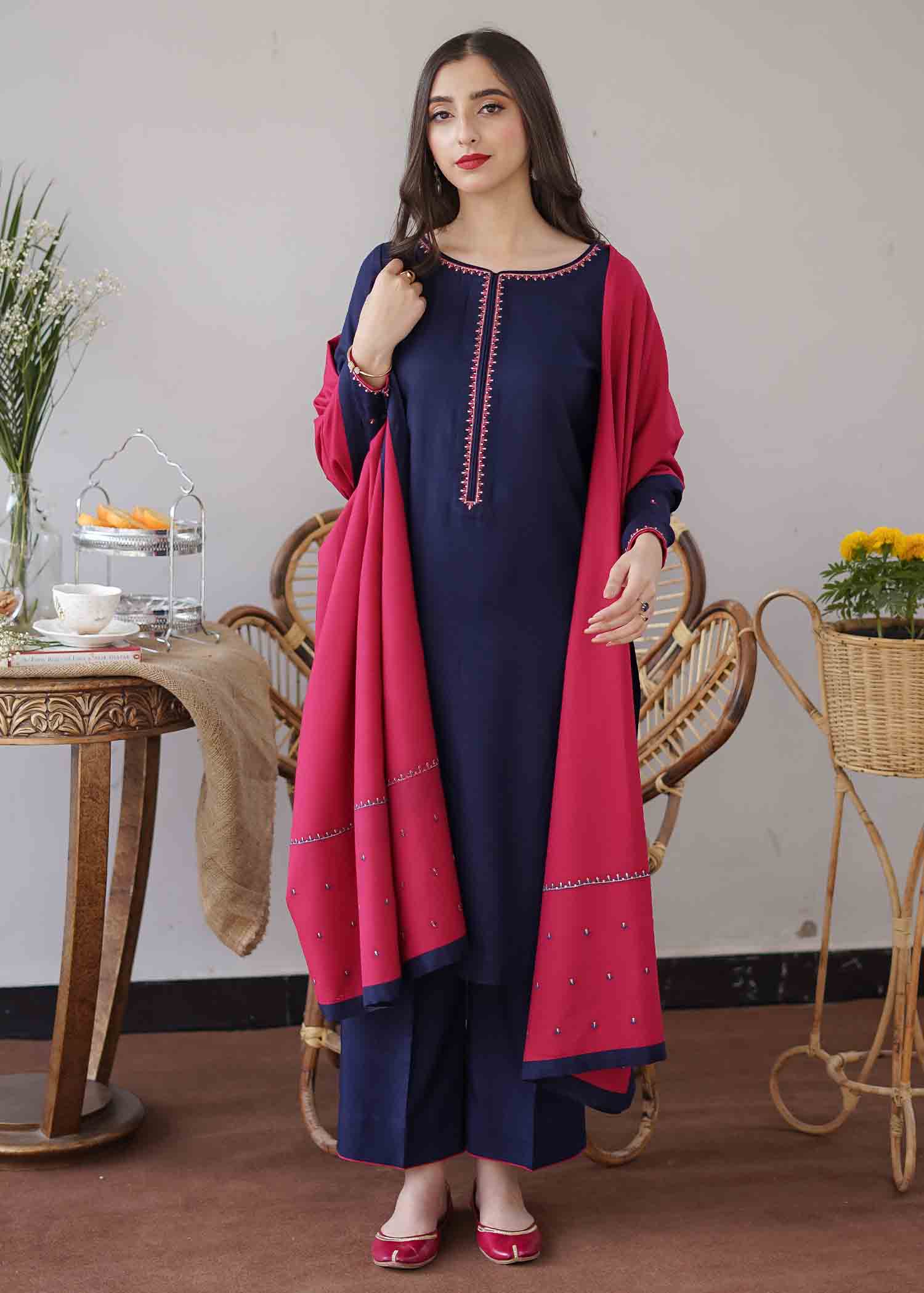 Aisling By Nirmal Blueberry Women 3pcs