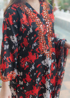 Rangoon Clothing Allysa Charcoal Citrus Women 3pcs